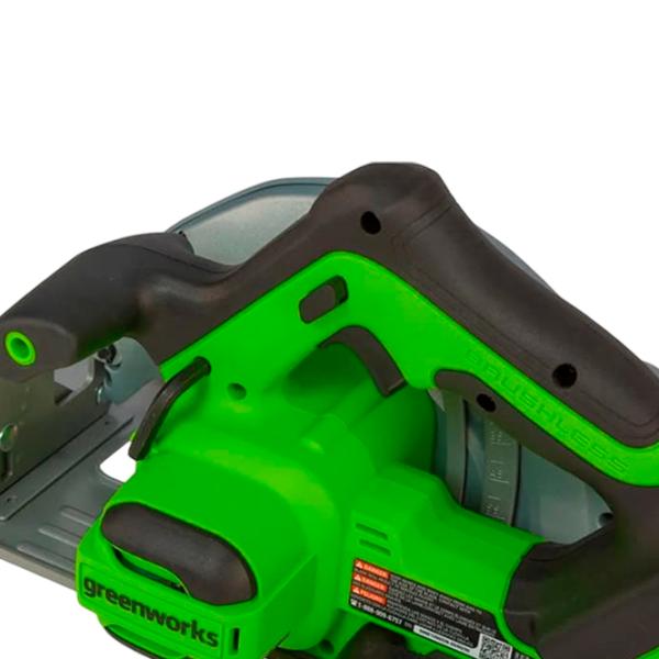 Дисковая пила Greenworks GD24CS 185 мм / Зеленый photo 4