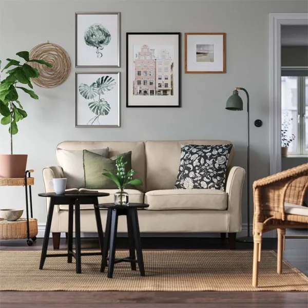 Диван Ikea Ekholma/Hakebo (5786719) Фетр / Бежевый photo 3