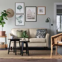 Canapea Ikea Ekholma/Hakebo (5786719) Pîslă / Beige photo 3