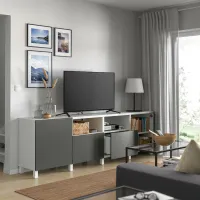 Тумба под телевизор Ikea Besta 74 x 240 x 42см / МДФ photo 8