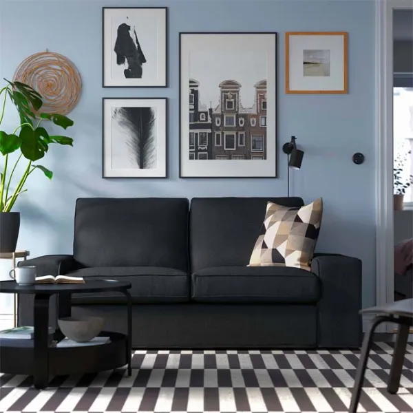 Canapea Ikea Kivik/Tresund (5786809) Bumbac / Antracite photo 3