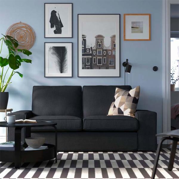 Canapea Ikea Kivik/Tresund (5786809) Bumbac / Antracite photo 3