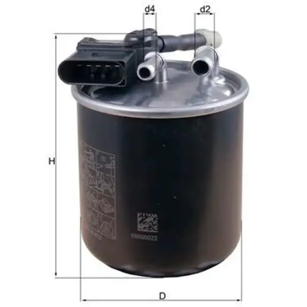 Filtru combustibil Mahle KL 913 10 mm photo 4