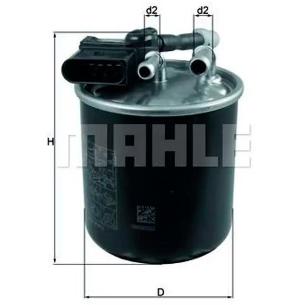 Filtru combustibil Mahle KL 913 10 mm photo 5