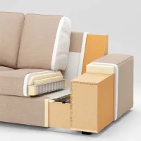Canapea Ikea Kivik/Tresund (5786799) Bumbac / Light-Beige photo 5