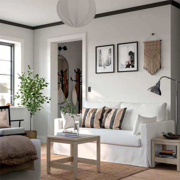 Диван Ikea Hyltarp/Hallarp (5786651) Хлопок / Белый photo 3 Диван Ikea Hyltarp/Hallarp (5786651) Хлопок / Белый photo 3