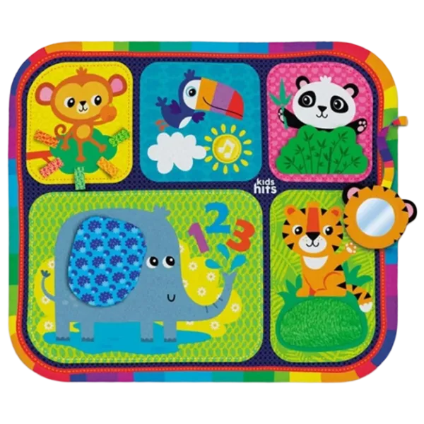 Covoraş pentru joc Kids Hits My First Zoo (KH06/001) 0+/ Dreptunghiular/ Multicolor photo 1 Covoraş pentru joc Kids Hits My First Zoo (KH06/001) 0+/ Dreptunghiular/ Multicolor photo 1