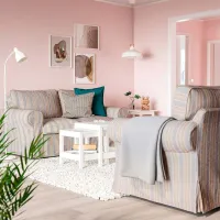 Canapea Ikea Ektorp/Kilanda (5786815) Bumbac / Beige photo 4