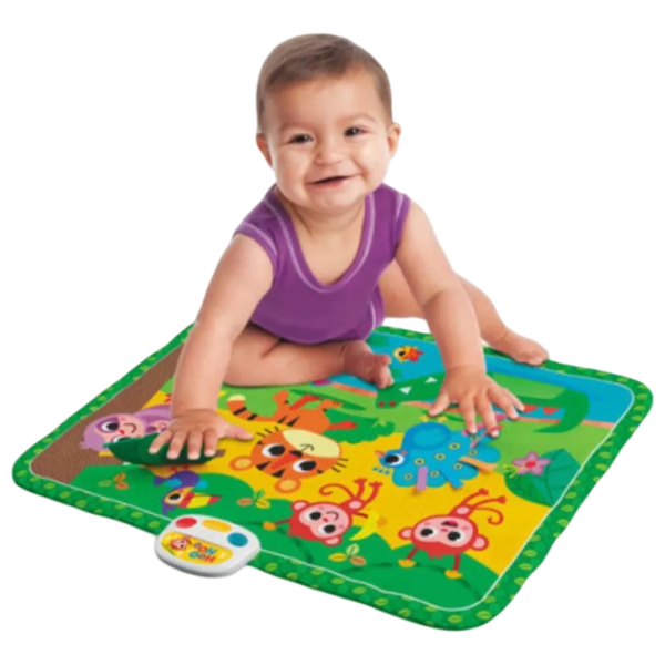 Covoraş pentru joc Kids Hits Jungle Pals (KH05/003) 0+/ Dreptunghiular/ Green photo 2 Covoraş pentru joc Kids Hits Jungle Pals (KH05/003) 0+/ Dreptunghiular/ Green photo 2