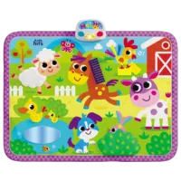 Covoraş pentru joc Kids Hits Farm Friends (KH05/001) 0+/ Dreptunghiular/ Purple