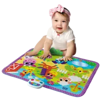 Игровой коврик Kids Hits Farm Friends (KH05/001) 0+/ Прямоугольный/ Пурпурный photo 2