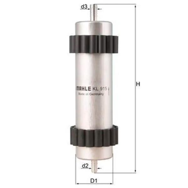Топливный фильтр Mahle KL 915 54 мм photo 4