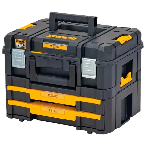 Toolbox Dewalt TSTAK Combo KIT 2 buc Plastic photo 2