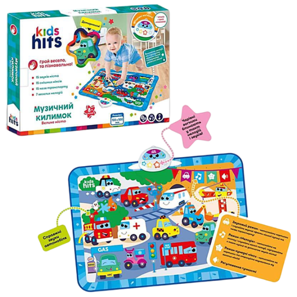 Covoraş pentru joc Kids Hits KH04/004 () 0+/ Dreptunghiular/ Blue photo 3 Covoraş pentru joc Kids Hits KH04/004 () 0+/ Dreptunghiular/ Blue photo 3