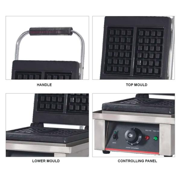 Вафельница Linkrich LR-WB-801W 1400 Вт / 2 photo 2 Вафельница Linkrich LR-WB-801W 1400 Вт / 2 photo 2