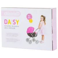 Коляска для кукол Chipolino Daisy KZKDZ02402PP Прогулочная / 3+ photo 4