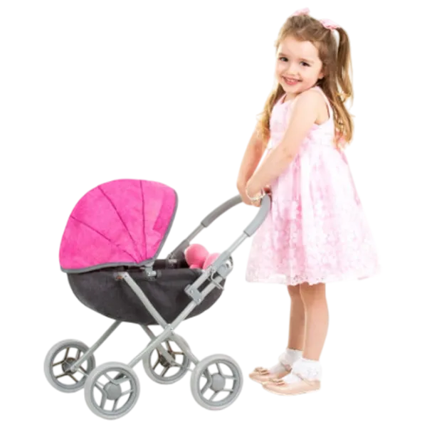 Коляска для кукол Chipolino Daisy KZKDZ02402PP Прогулочная / 3+ photo 5