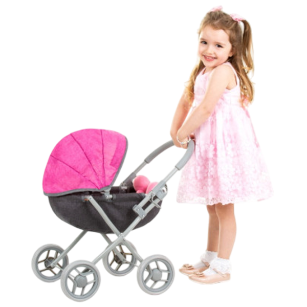 Коляска для кукол Chipolino Daisy KZKDZ02402PP Прогулочная / 3+ photo 5