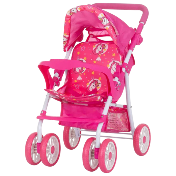 Cărucior pentru păpuși Chipolino Dolly Unicorns KZKDL02403UN Pentru plimbare / 3+ photo 1