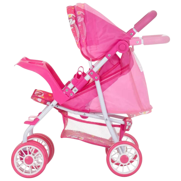 Cărucior pentru păpuși Chipolino Dolly Unicorns KZKDL02403UN Pentru plimbare / 3+ photo 3
