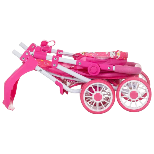 Cărucior pentru păpuși Chipolino Dolly Unicorns KZKDL02403UN Pentru plimbare / 3+ photo 4