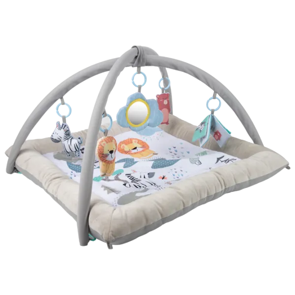 Covoraş pentru joc Canpol Babies Safari (81/101) 0+/ Dreptunghiular/ Gray photo 1
