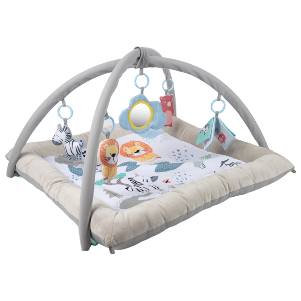 Covoraş pentru joc Canpol Babies Safari (81/101) 0+/ Dreptunghiular/ Gray photo 1