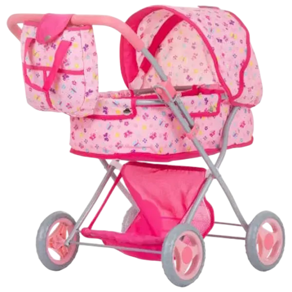 Коляска для кукол Chipolino Dora Butterflies KZKDR02401BU Прогулочная / 3+ photo 1