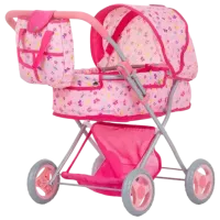 Cărucior pentru păpuși Chipolino Dora Butterflies KZKDR02401BU Pentru plimbare / 3+
