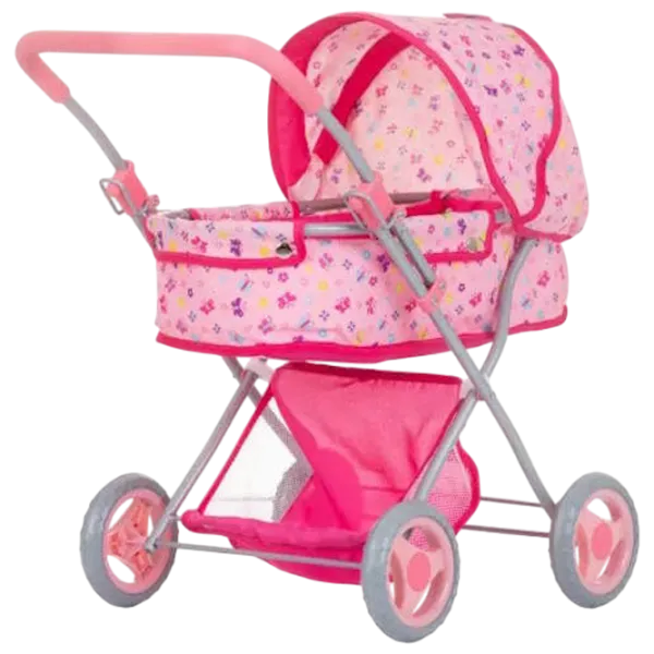 Коляска для кукол Chipolino Dora Butterflies KZKDR02401BU Прогулочная / 3+ photo 2