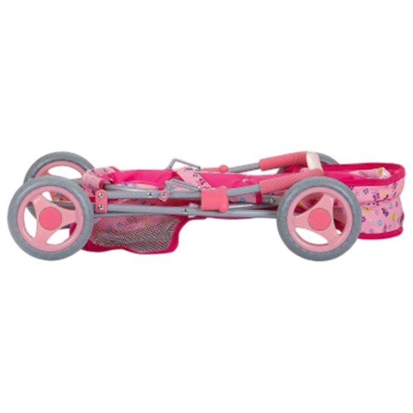 Коляска для кукол Chipolino Dora Butterflies KZKDR02401BU Прогулочная / 3+ photo 3