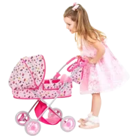 Коляска для кукол Chipolino Dora Butterflies KZKDR02401BU Прогулочная / 3+ photo 5