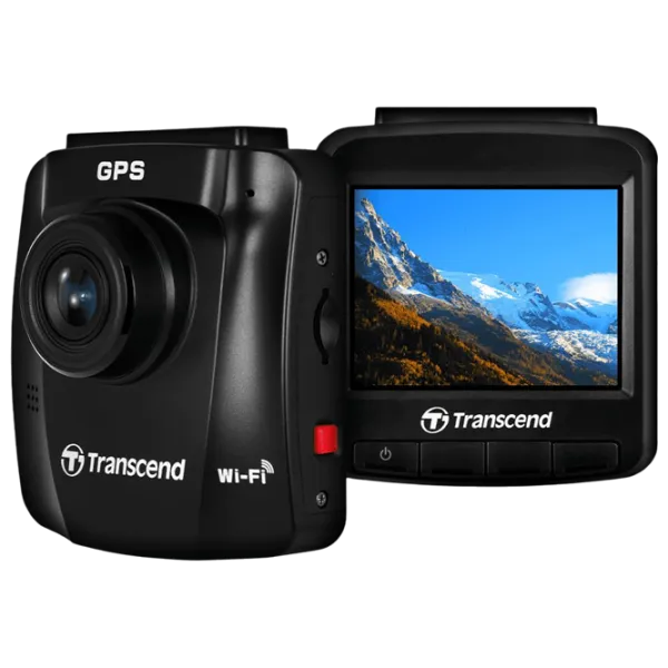 Cameră Auto Transcend DrivePro 250 + 64GB microSD CMOS/ Black photo 3