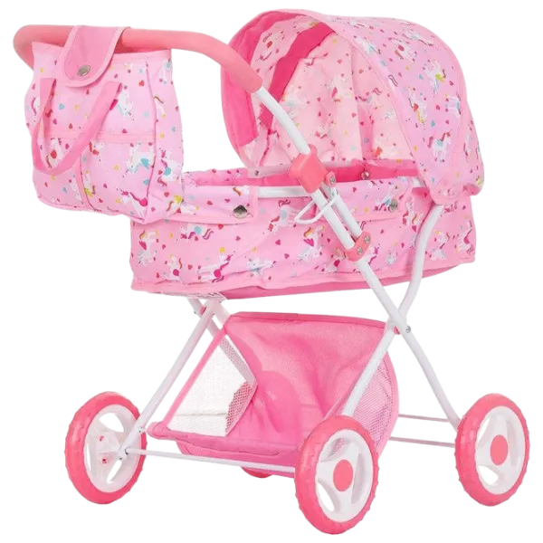 Cărucior pentru păpuși Chipolino Dora Unicorn KZKDR02403UN Pentru plimbare / 3+ photo 1