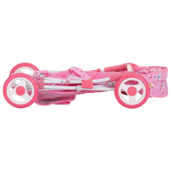 Cărucior pentru păpuși Chipolino Dora Unicorn KZKDR02403UN Pentru plimbare / 3+ photo 2