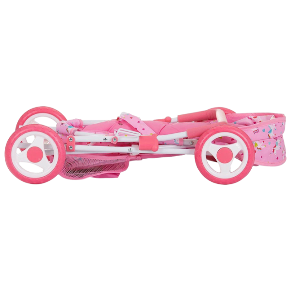 Cărucior pentru păpuși Chipolino Dora Unicorn KZKDR02403UN Pentru plimbare / 3+ photo 2