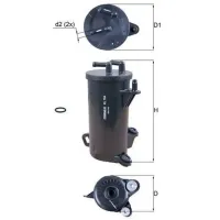 Топливный фильтр Mahle KL 764D 74 мм photo 5
