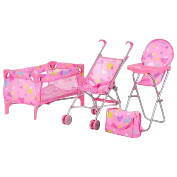 Набор Chipolino Trixy Hearts KZKTR02402HE аксессуары для кукол / 3+ photo 1