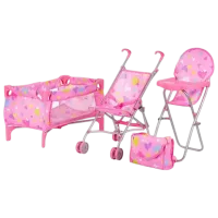 Набор Chipolino Trixy Hearts KZKTR02402HE аксессуары для кукол / 3+