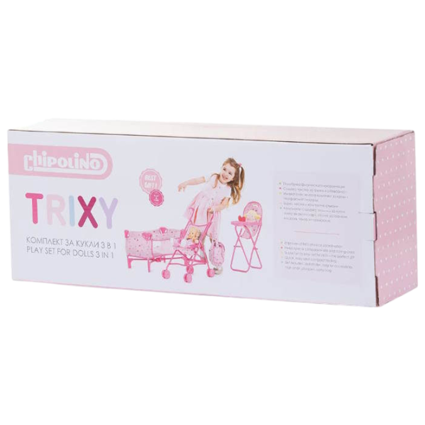 Набор Chipolino Trixy Hearts KZKTR02402HE аксессуары для кукол / 3+ photo 6