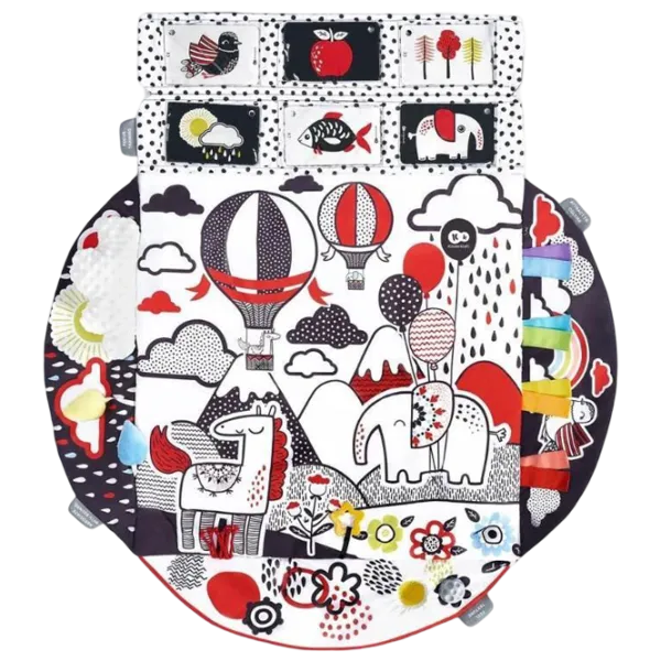 Covoraş pentru joc KinderKraft 4SMART (KP4SMA00MUL0000) 0+/ Rotund/ White photo 2 Covoraş pentru joc KinderKraft 4SMART (KP4SMA00MUL0000) 0+/ Rotund/ White photo 2