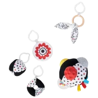 Covoraş pentru joc KinderKraft 4SMART (KP4SMA00MUL0000) 0+/ Rotund/ White photo 3