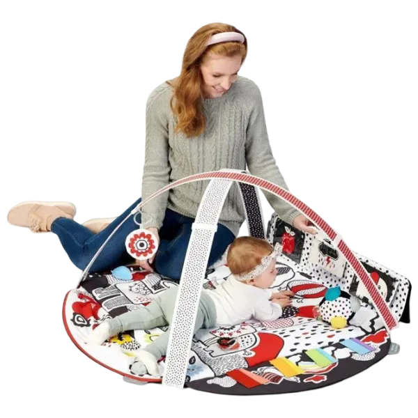 Covoraş pentru joc KinderKraft 4SMART (KP4SMA00MUL0000) 0+/ Rotund/ White photo 4 Covoraş pentru joc KinderKraft 4SMART (KP4SMA00MUL0000) 0+/ Rotund/ White photo 4