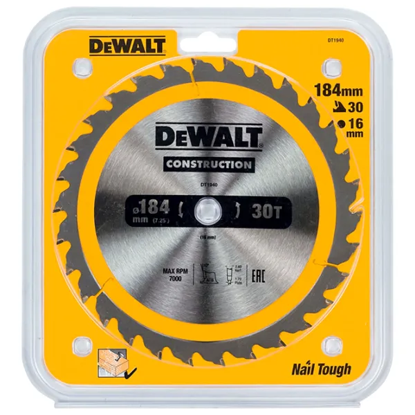 Циркулярный диск Dewalt DT1940  photo 1