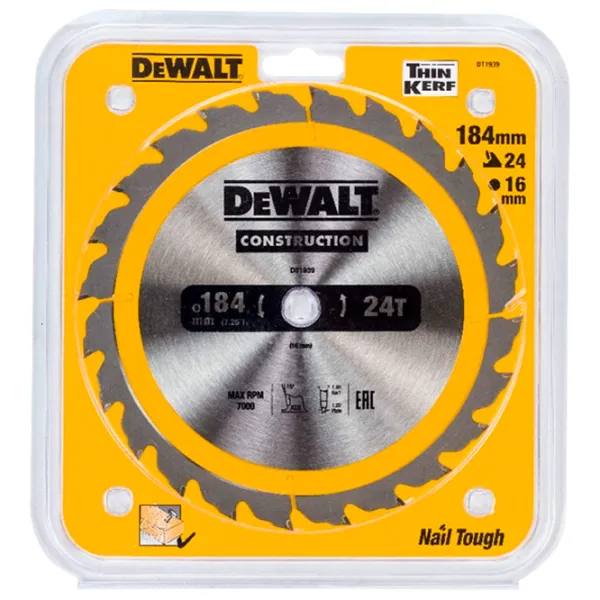 Циркулярный диск Dewalt DT1939  photo 1