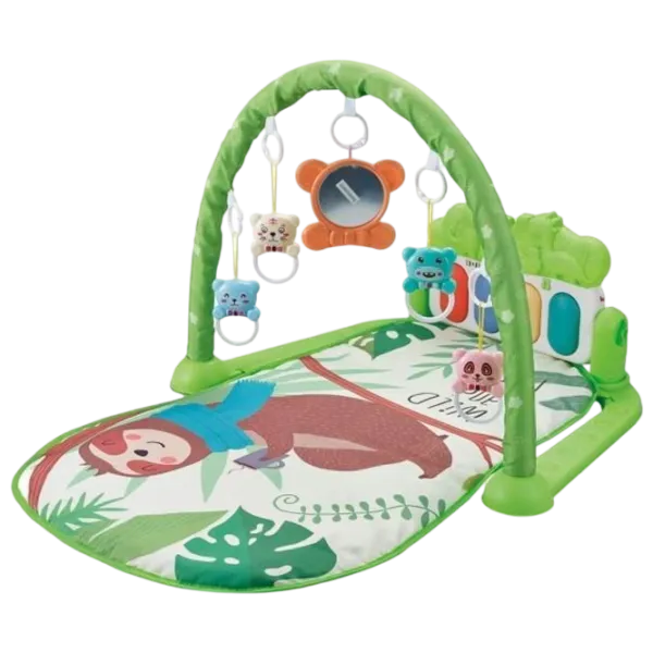 Covoraş pentru joc Chipolino Relax (PGS02404REL) 0+/ Dreptunghiular/ Green photo 1