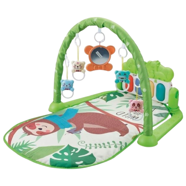 Covoraş pentru joc Chipolino Relax (PGS02404REL) 0+/ Dreptunghiular/ Green photo 1
