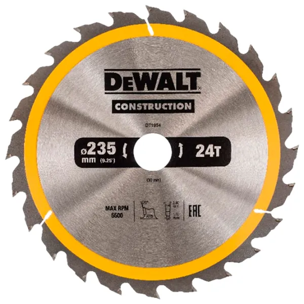 Disc circular Dewalt DT1954  photo 2