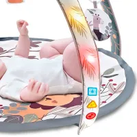 Covoraş pentru joc Chipolino Lion (PGRML02301LI) 0+/ Rotund/ White photo 2