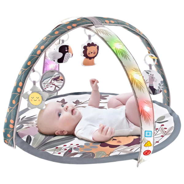 Covoraş pentru joc Chipolino Lion (PGRML02301LI) 0+/ Rotund/ White photo 3 Covoraş pentru joc Chipolino Lion (PGRML02301LI) 0+/ Rotund/ White photo 3